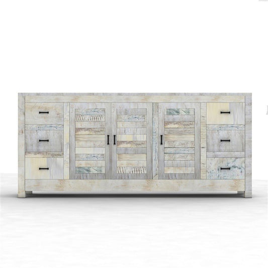 NIRVANA WHITEWASH TIMBER SIDEBOARD XL – handcrafted solid wood furniture