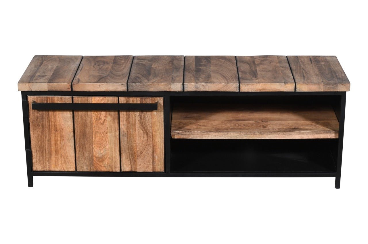 Nova Mango Wood TV Console – handcrafted solid wood furniture