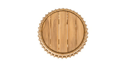 ODA Rattan Side table – handcrafted solid wood furniture