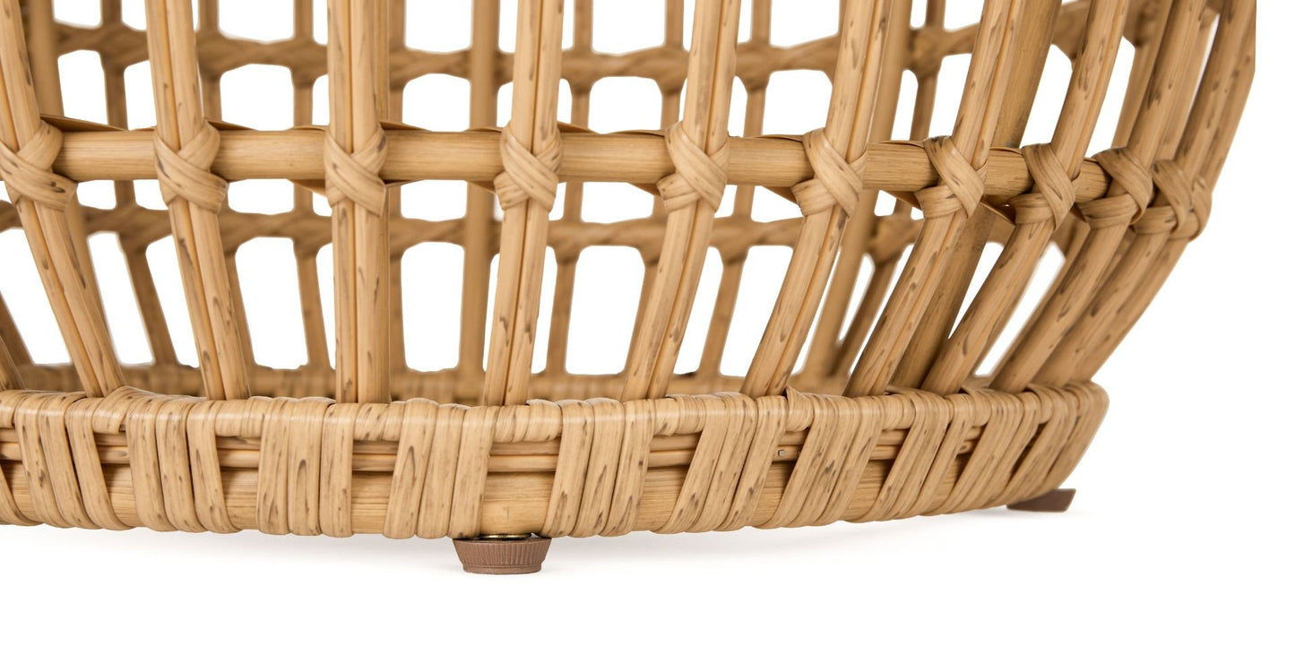 ODA Rattan Side table – handcrafted solid wood furniture