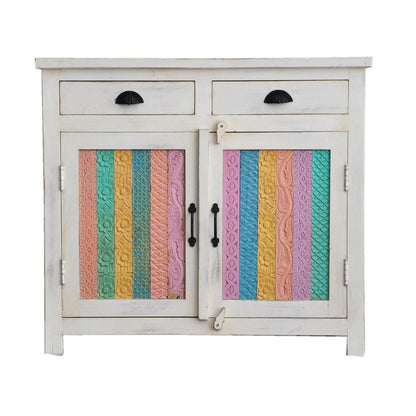 Rainbow Carved Wooden Sideboards & Cabinets – handcrafted solid wood furniture