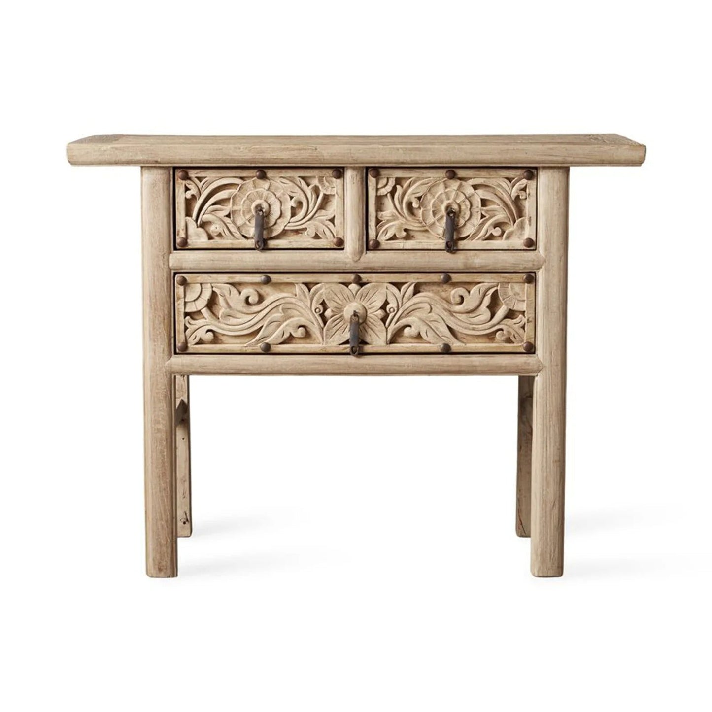 Rasruman Hand Carved Solid Wood Hall Table – handcrafted solid wood furniture