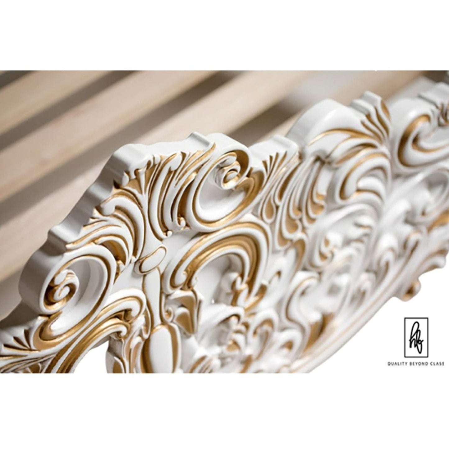 Royalty Solid Mango Wood Hand Carved Bed – handcrafted solid wood furniture