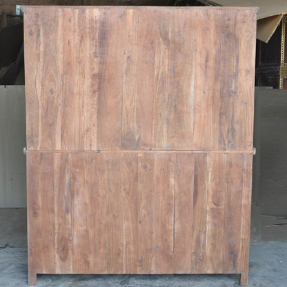 Rustica Reclaimed Library Bookcase Large Multicolor – handcrafted solid wood furniture