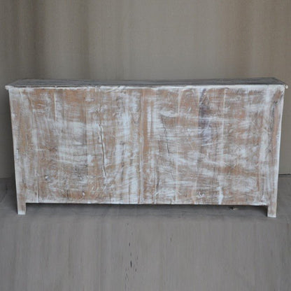 RUSTICA WHITE CHEST OF 7 DRAWERS – handcrafted solid wood furniture