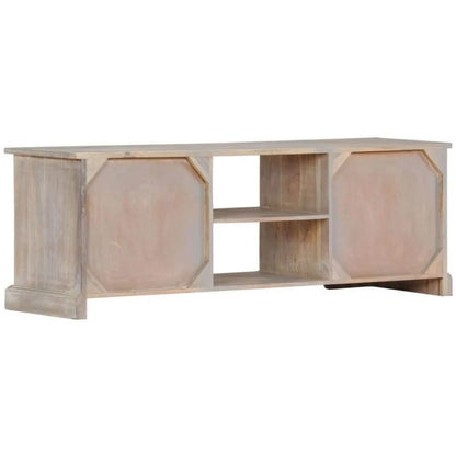 SANABIS Hand Carved Solid Wood TV Cabinet – handcrafted solid wood furniture