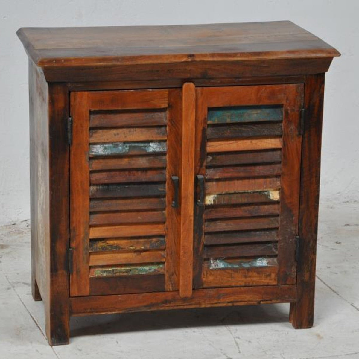 SHUTTER SIDEBOARD CABINET SMALL-Brown-80-40-75