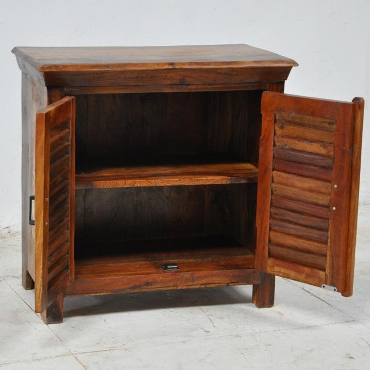 SHUTTER SIDEBOARD CABINET SMALL-Brown-80-40-75