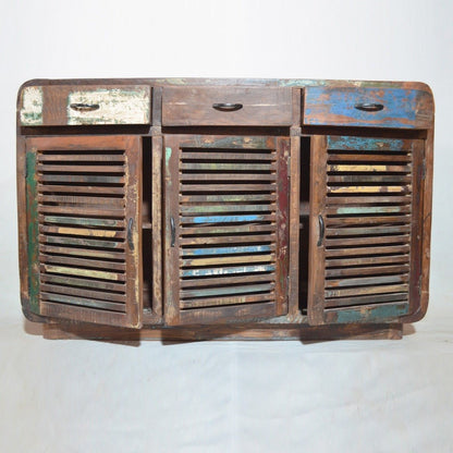 SLAVAGE TIMBER BUFFET HUTCH SIDEBOARD - Natural - 140 - 40 - 90 – handcrafted solid wood furniture