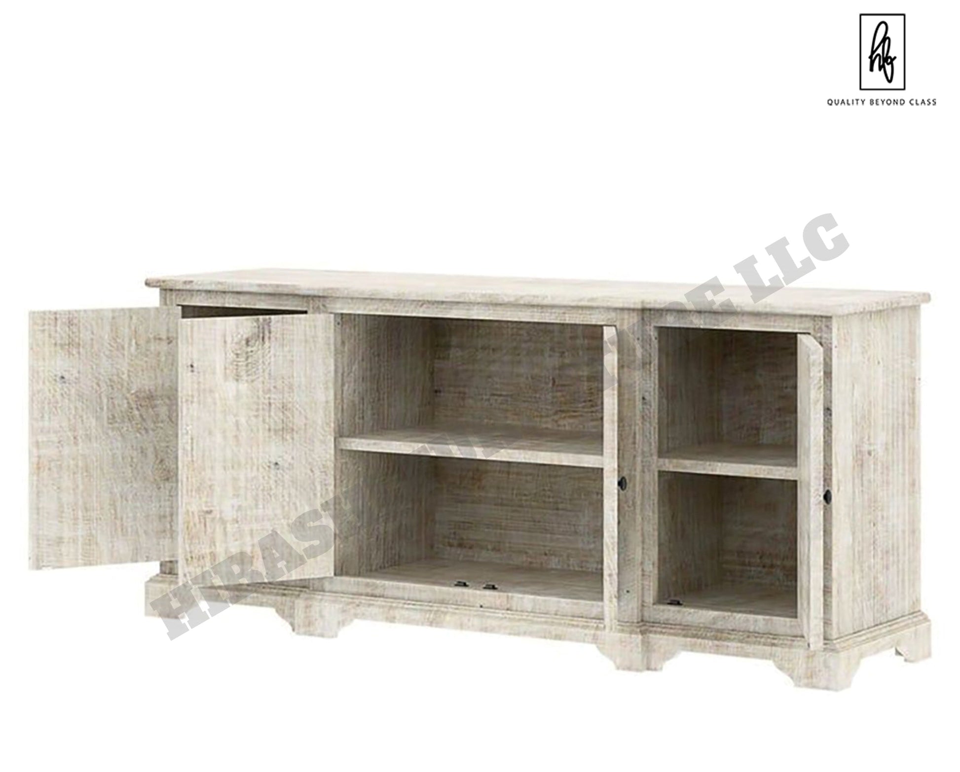 Sunflower Handmade Console Cabinet - Dresser/ Indian Furniture – handcrafted solid wood furniture