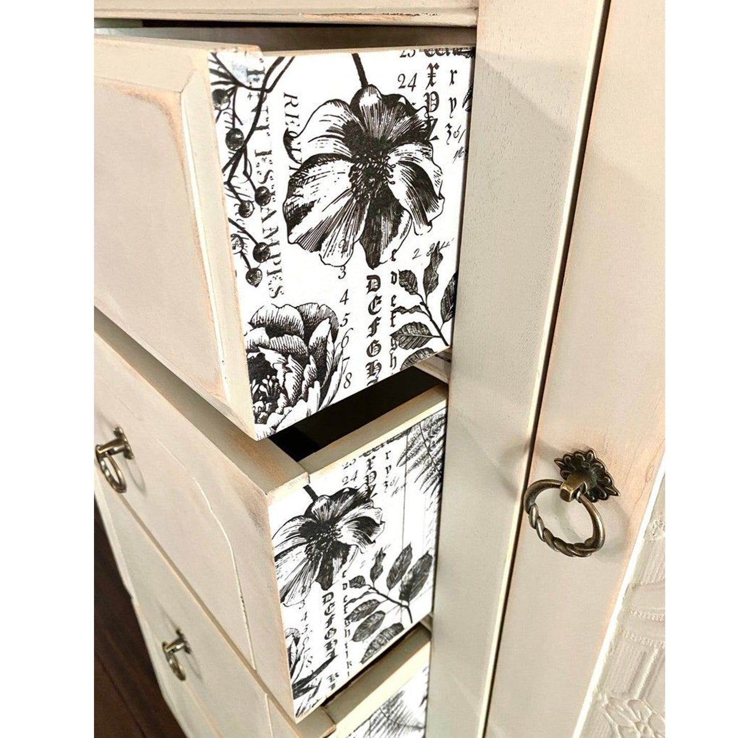 SUZI Solid Mango Wood Hand Carved Antique Armoire – handcrafted solid wood furniture