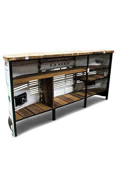 Truck Style Wooden Wine bar Cabinet