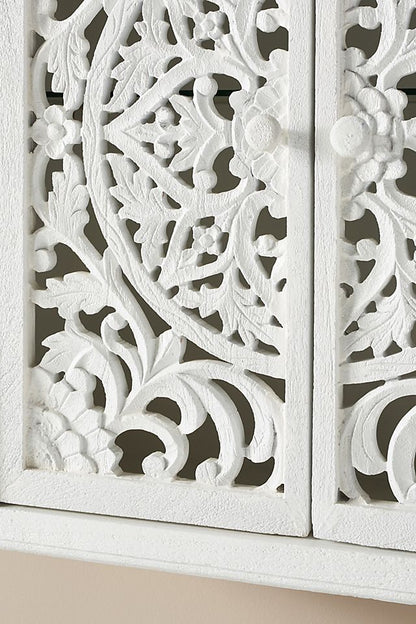 THALIA Lombok Double Bath Cabinet – handcrafted solid wood furniture