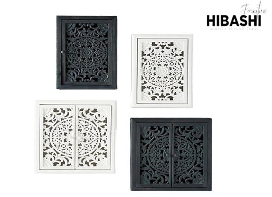 THALIA Lombok Double Bath Cabinet – handcrafted solid wood furniture