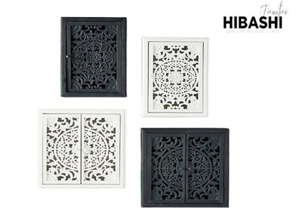 THALIA Lombok Double Bath Cabinet – handcrafted solid wood furniture