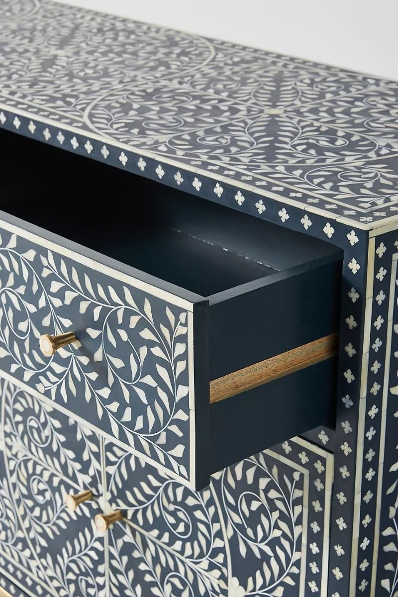 TRECE Bone Inlay Buffet – handcrafted solid wood furniture