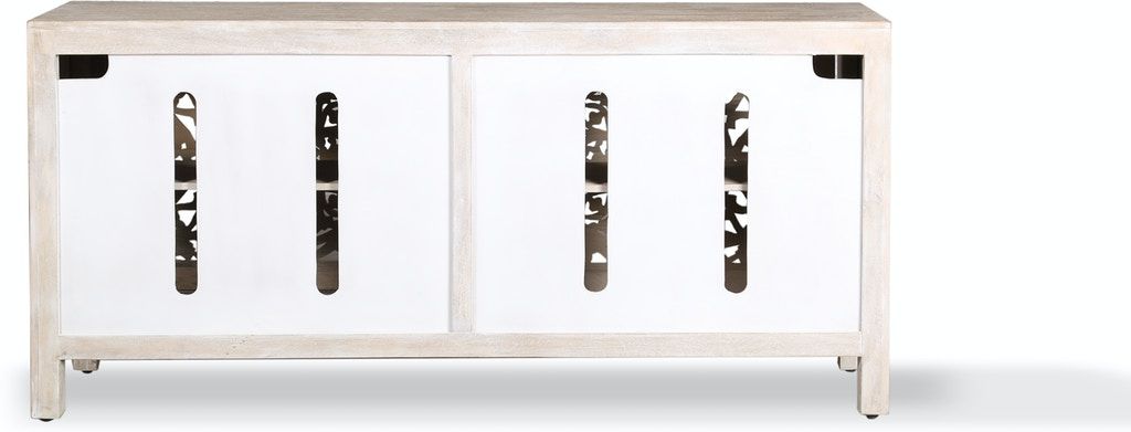 TUBLI 68" Hand Carved TV Console – handcrafted solid wood furniture