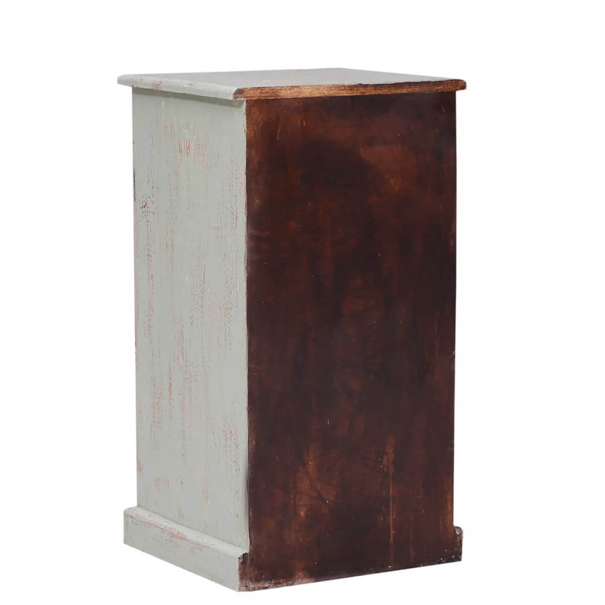 Unioplois Distressed Reclaimed Wood 6 Drawer Side Table – handcrafted solid wood furniture