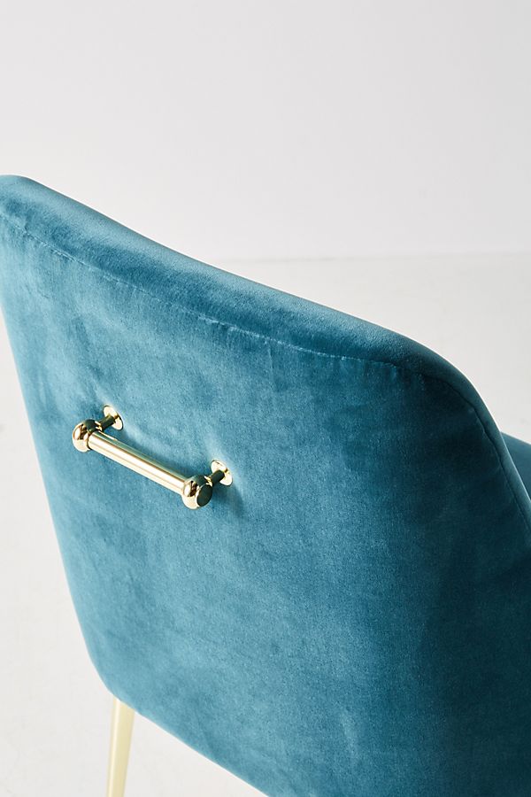 Velvet Elowen Dining Chair without Arm Rest – handcrafted solid wood furniture