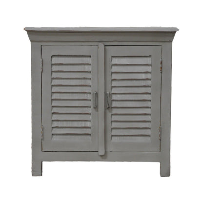 Wooden Sideboard, Kitchen Cabinet with Shutter Sliding Doors – handcrafted solid wood furniture