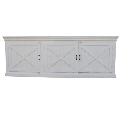 X DESIGN SOLID 3 WOODEN DOOR SIDEBOARD – handcrafted solid wood furniture