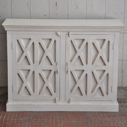X Design Solid Wood Door Sideboard by Hibashi Furniture – handcrafted solid wood furniture made in India