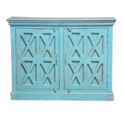 X Design Solid Wood Door Sideboard by Hibashi Furniture – handcrafted solid wood furniture made in India