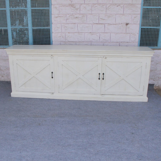 X DESIGN SOLID 3 WOODEN DOOR SIDEBOARD